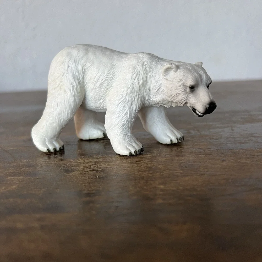 MOJO Standing Polar‎ Bear Arctic Wildlife Figurine Toy